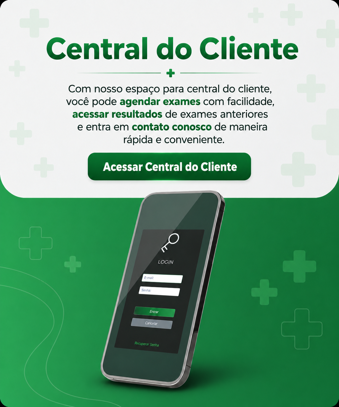 cnetral do cliente mobile
